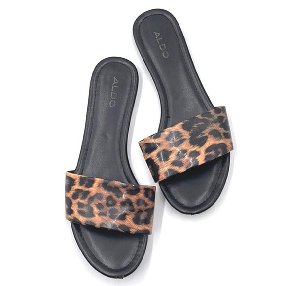 Aldo Shoes - ALDO Leopard Slide Flats SZ 7
